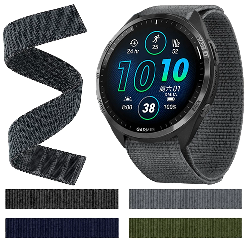 Velcro Strap Sandal - Braided Nylon Loop Band for Garmin