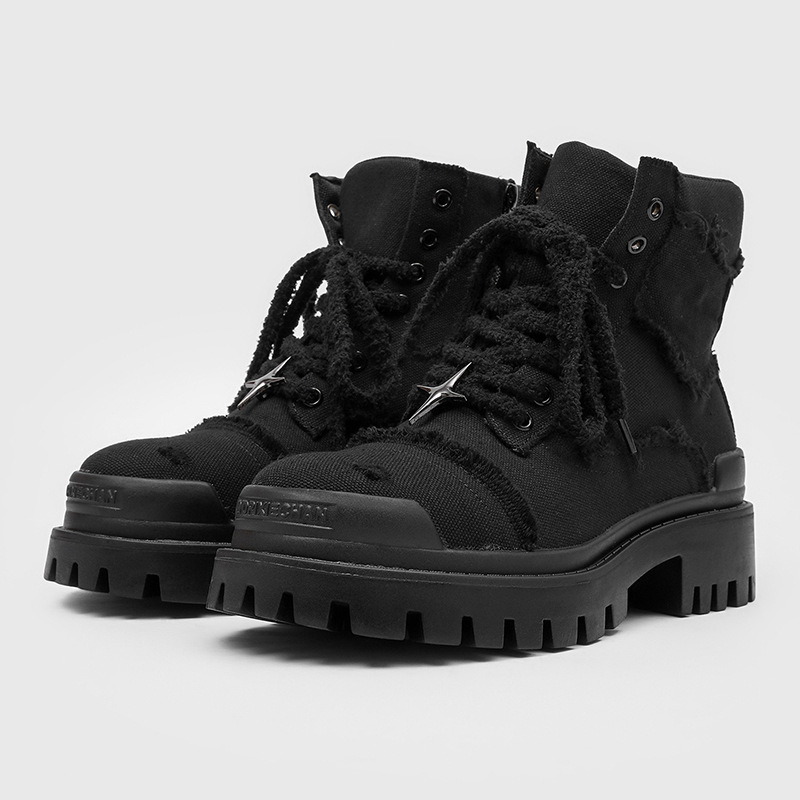 Men Shoes 2026 - Men's High Top Platform Boots Thick