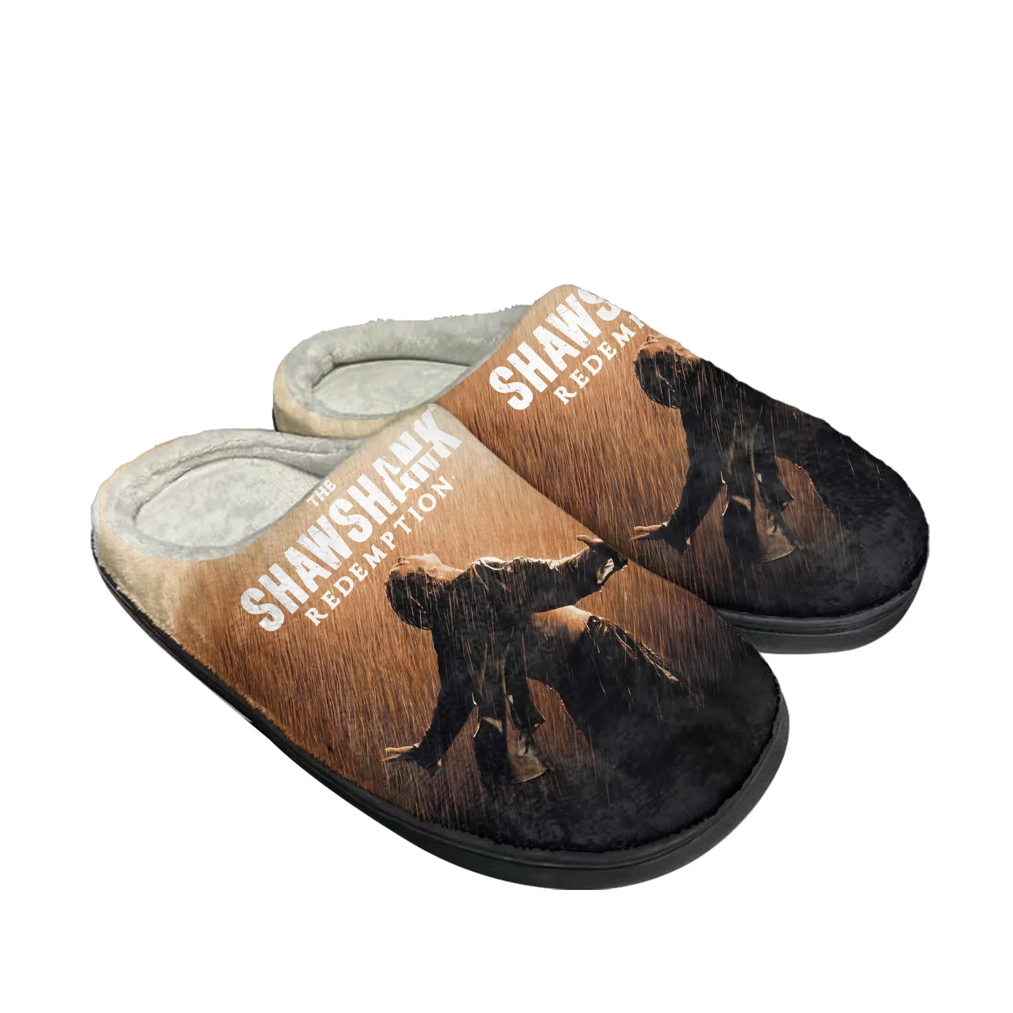 Men Shoes For Winter - The Shawshank Redemption Home Cotton Slippers