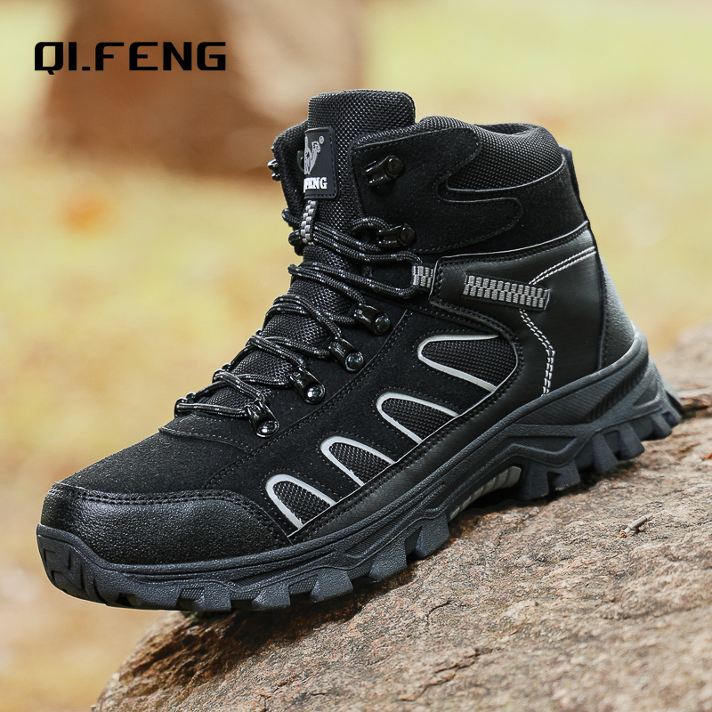 Men'S Shoes Hiking - New Men's Oversized High Top Boots