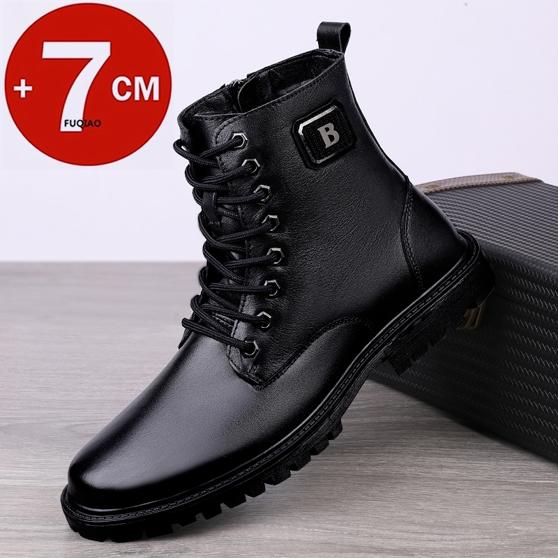 Men's Genuine Leather Elevator - Men'S Shoes Height Increase 评论和价格