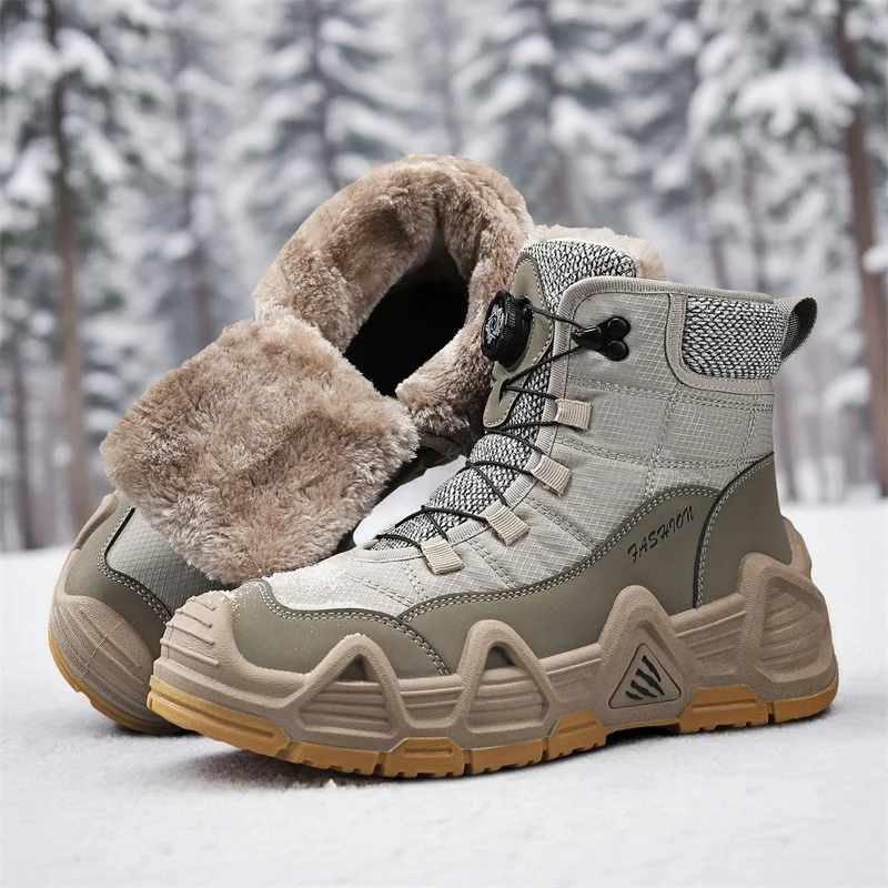 Warm Fur Outdoor Mens Combat T - Men'S Shoes Hiking 评论和价格