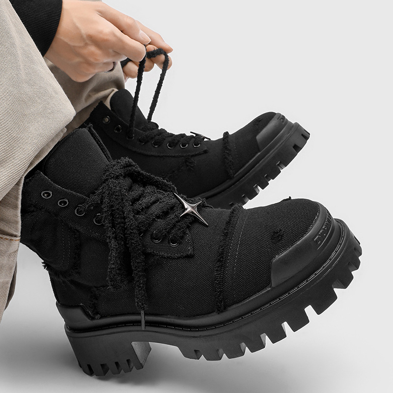 Men's High Top Platform Boots  - Men Shoes 2026 评论和价格