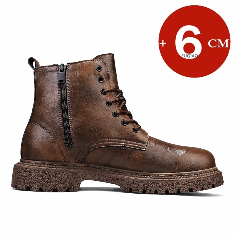 6cm Invisible Height Increasin - Men'S Shoes Zipper 评论和价格