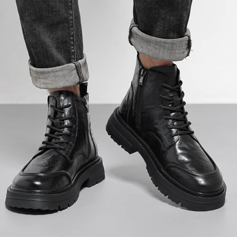 2026 New Winter Men Casual Boo - Men'S Shoes Zipper 评论和价格