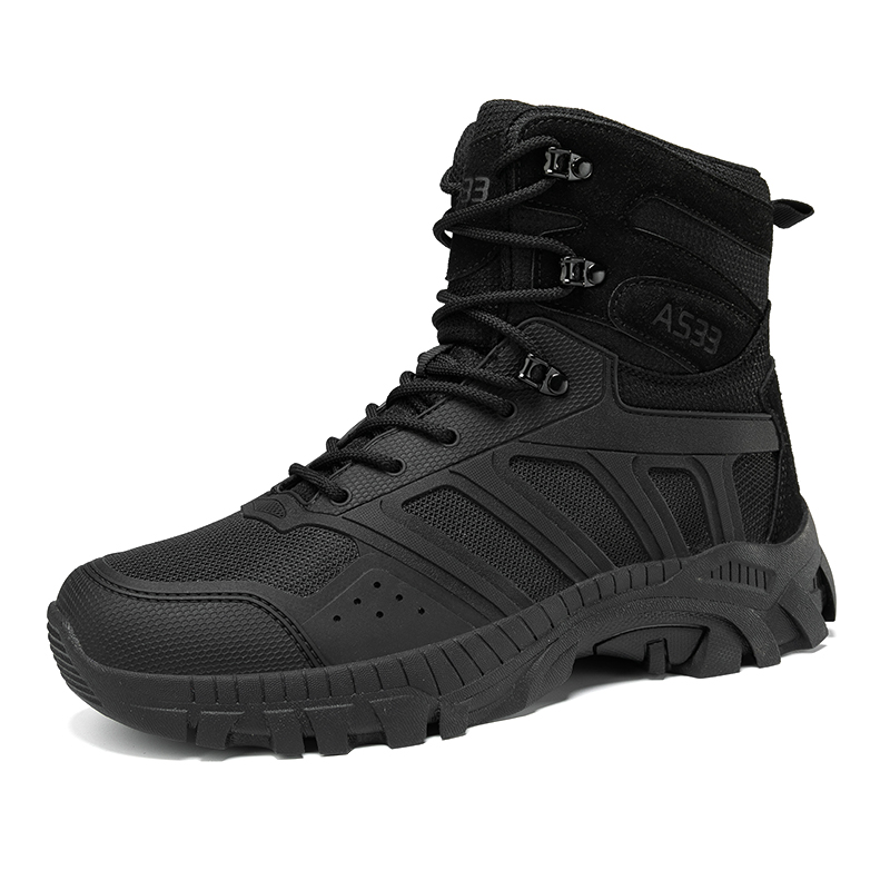 Men Tactical Boots Lace Up Des - Men'S Shoes Zipper 评论和价格