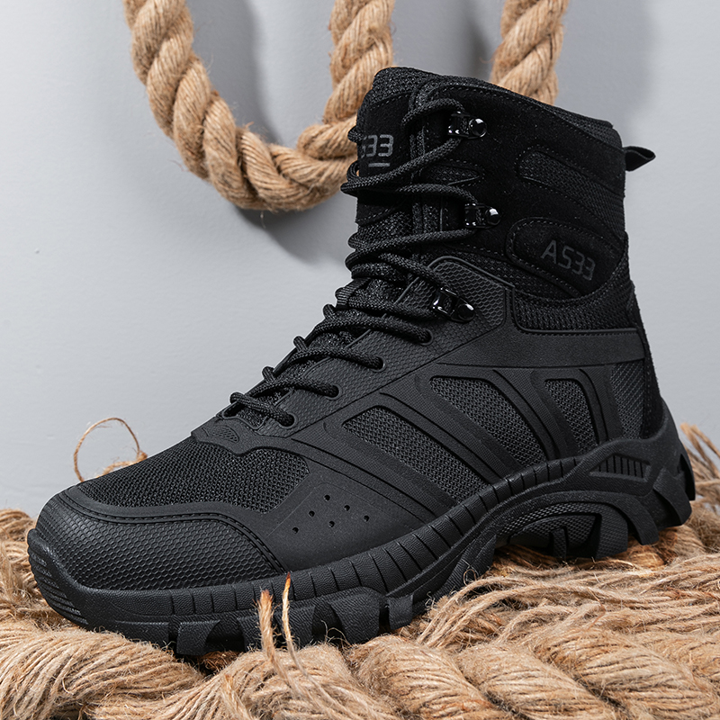 Men Tactical Boots Lace Up Des - Men'S Shoes Zipper 评论和价格