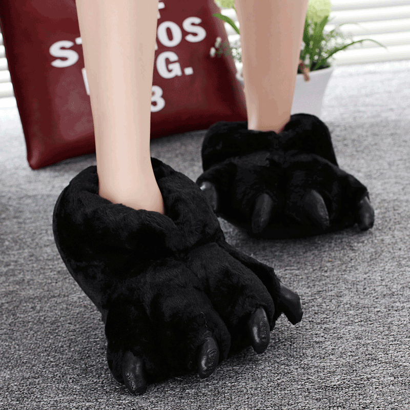 Size 35-43 Black Animal Paw Sh - Men Shoes For Winter 评论和价格