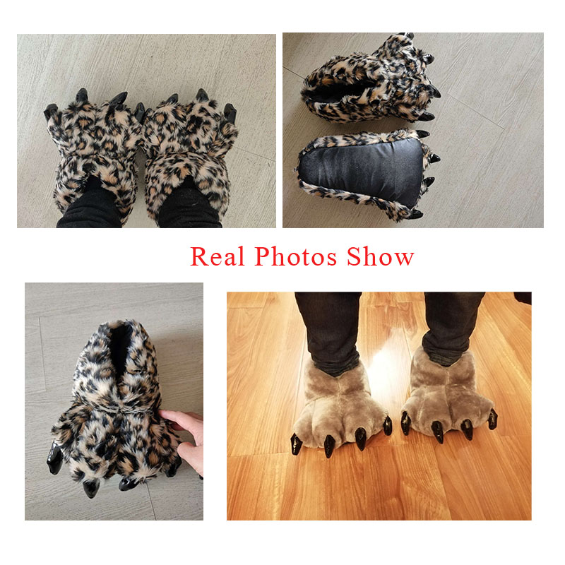 Size 35-43 Black Animal Paw Sh - Men Shoes For Winter 评论和价格