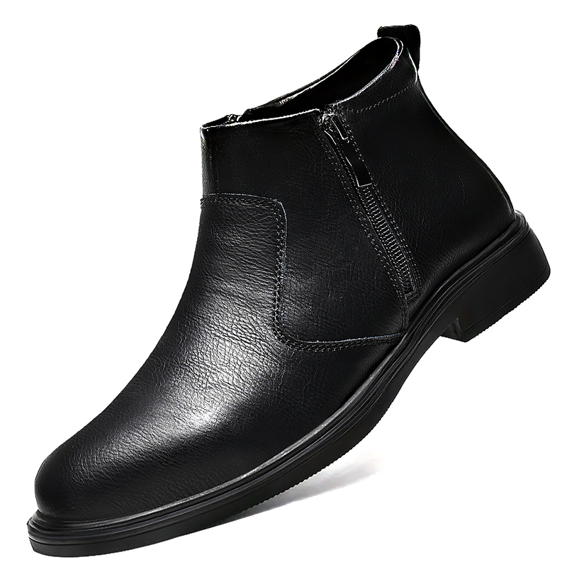 Autumn and Winter New High-Top - Men'S Shoes Zipper 评论和价格