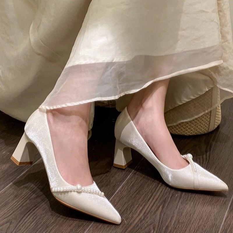 Elegant Pearl Embellished Poin - Men Shoes H&M 评论和价格