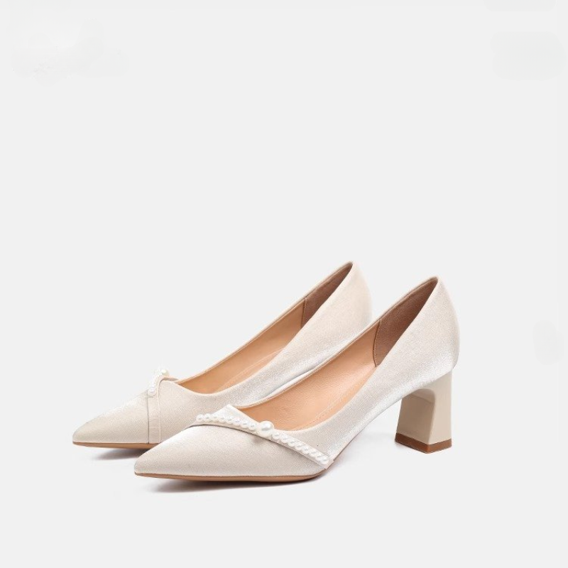 Elegant Pearl Embellished Poin - Men Shoes H&M 评论和价格