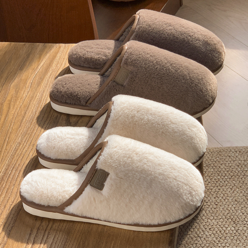 Crestar Women Warm Fuzzy Slipp - Men Shoes For Winter 评论和价格