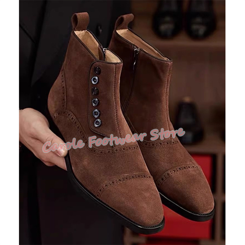 British Style Carving Genuine  - Men'S Shoes Brogues 评论和价格