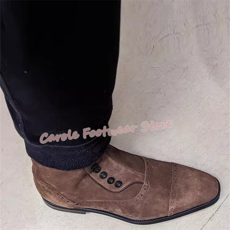 British Style Carving Genuine  - Men'S Shoes Brogues 评论和价格