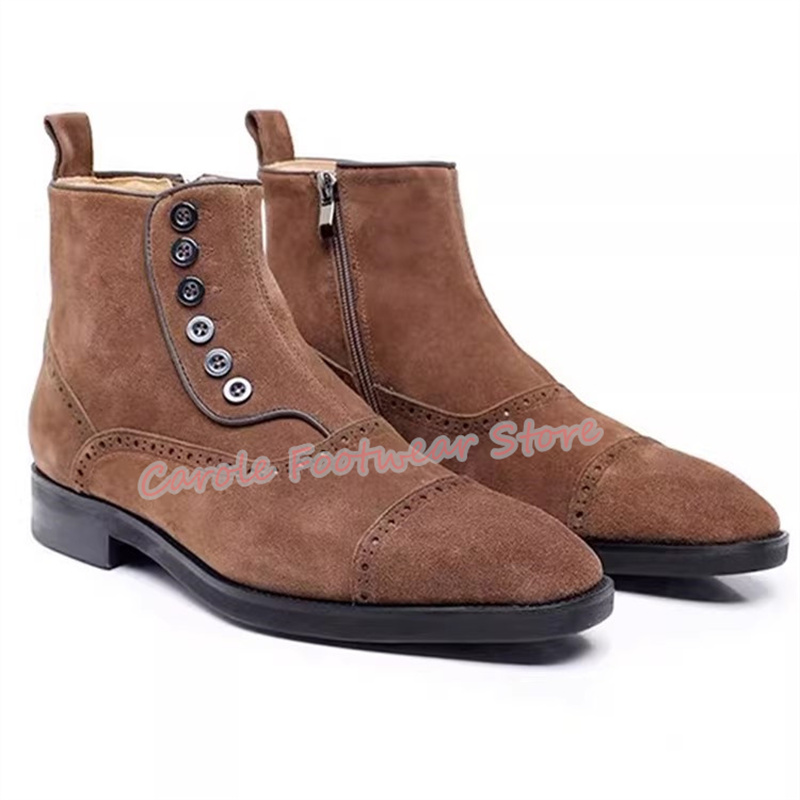 British Style Carving Genuine  - Men'S Shoes Brogues 评论和价格