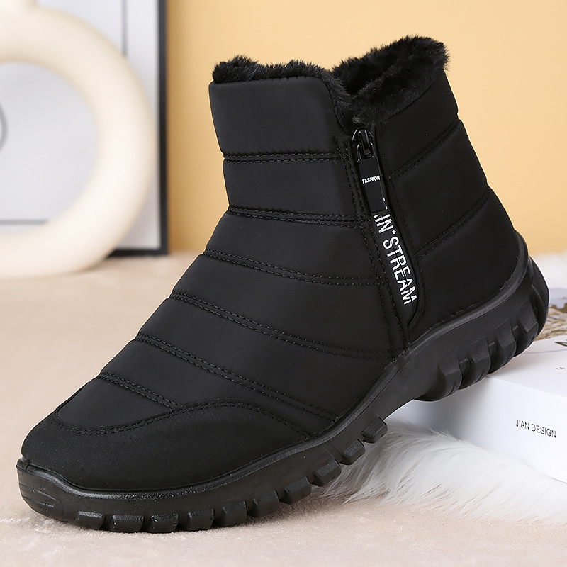 Men Ankle Snow Boots Waterproo - Men'S Shoes Zipper 评论和价格