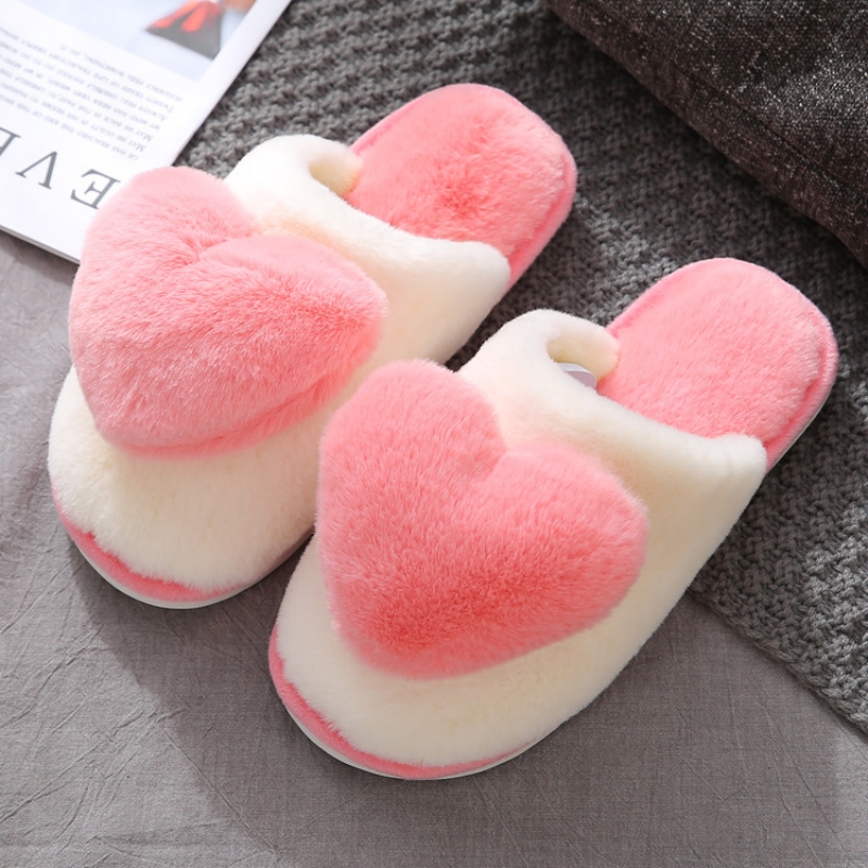 Winter Warm Heart Pattern Cott - Men Shoes For Winter 评论和价格