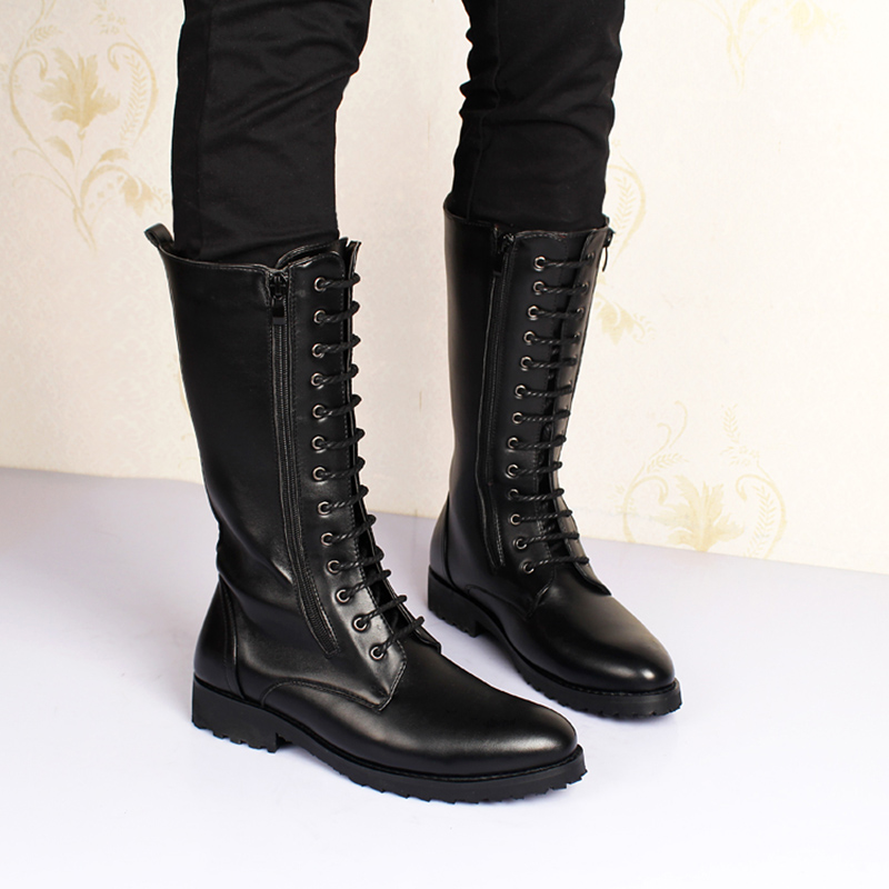 men's luxury fashion high boot - Men'S Shoes Zipper 评论和价格