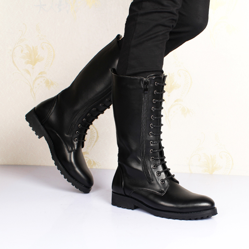men's luxury fashion high boot - Men'S Shoes Zipper 评论和价格