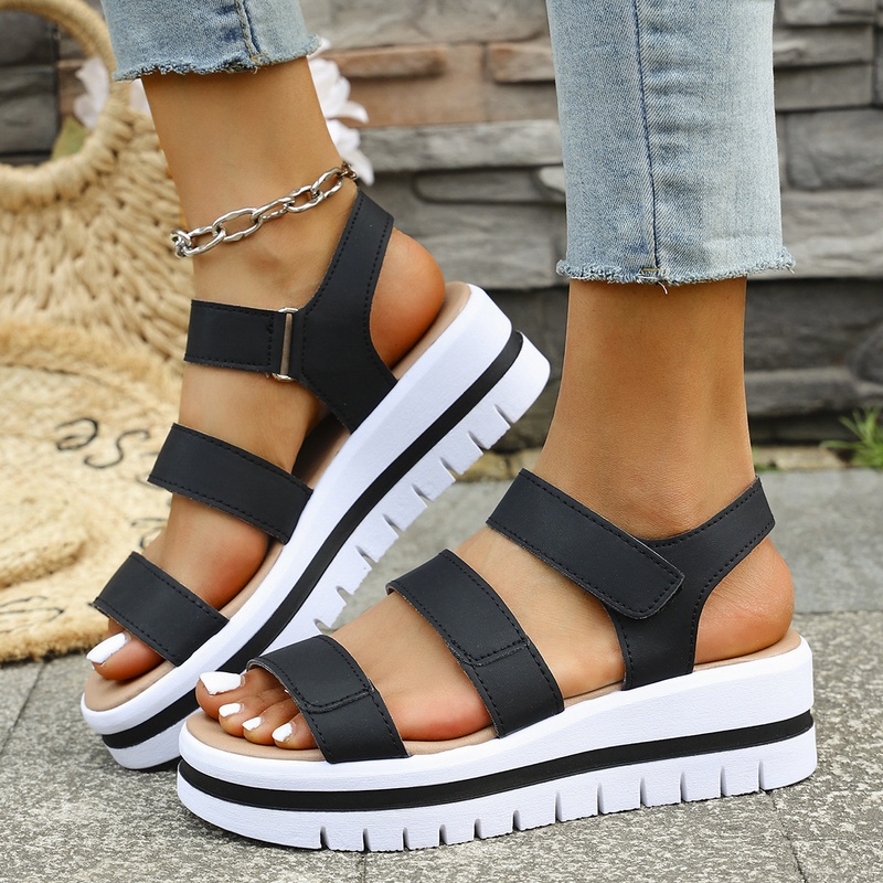 Women's Summer New Arrival Thi - Velcro Strap Sandal 评论和价格