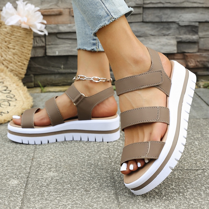 Women's Summer New Arrival Thi - Velcro Strap Sandal 评论和价格