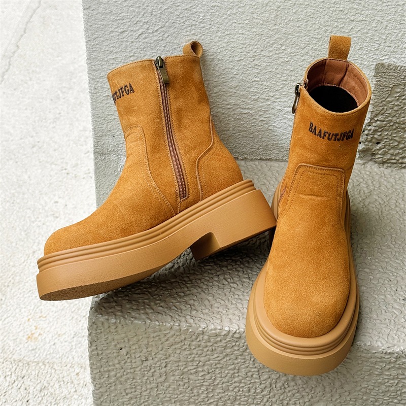 Winter Europe America Retro Th - Men'S Shoes Zipper 评论和价格