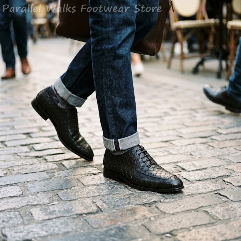 Sartorial Men Oxfords Fish Sca - Men'S Shoes Brogues 评论和价格