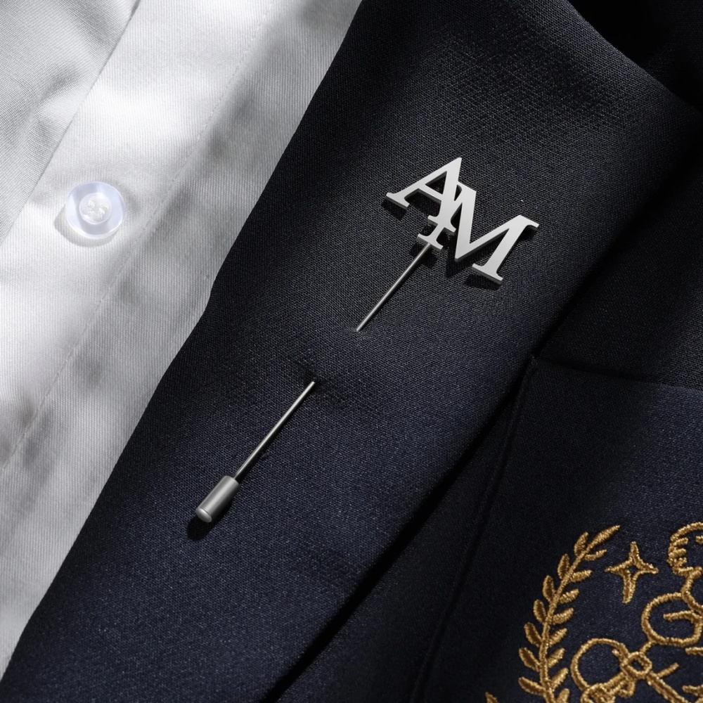 Custom Initials Brooch Men Sta - Men'S Shoes Brogues 评论和价格