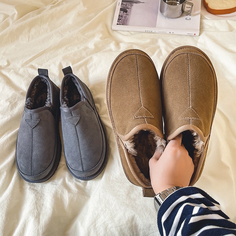 Winter Women Men Genuine Cow L - Men Shoes 2026 评论和价格