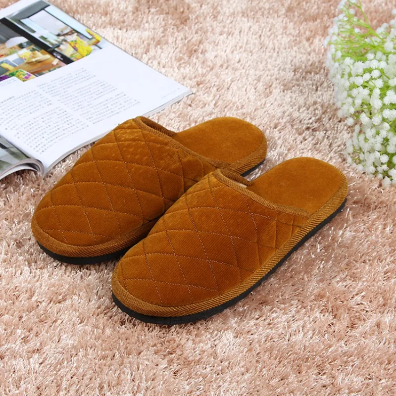 Fashion Fluffy Fur Slippers In - Men Shoes For Winter 评论和价格