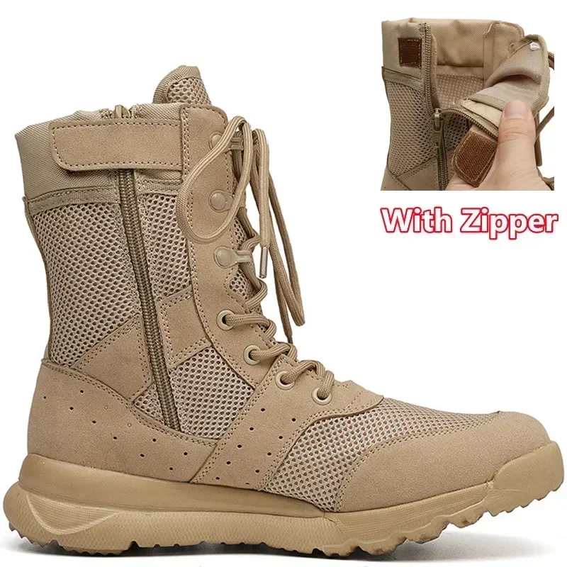 Summer Combat Training Boots W - Men'S Shoes Zipper 评论和价格