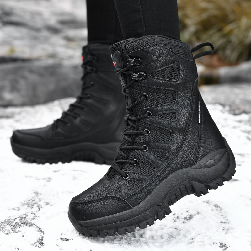Men Motorcycle Tactical Boots  - Men'S Shoes Zipper 评论和价格